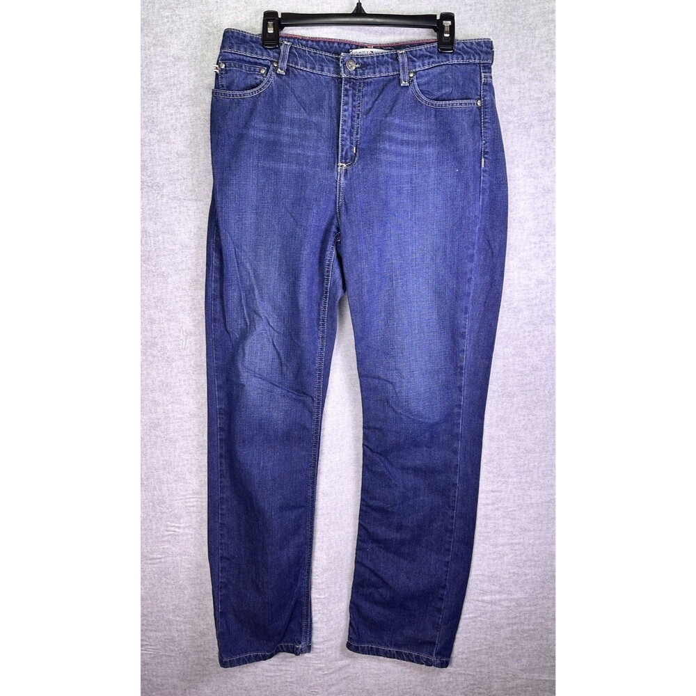 Tommy Hilfiger Jeans Classic Fit Medium Wash Straight Leg Denim Size 10R 33x31